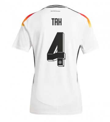 Tyskland Jonathan Tah #4 Hjemmebanetrøje Dame EM 2024 Kort ærmer